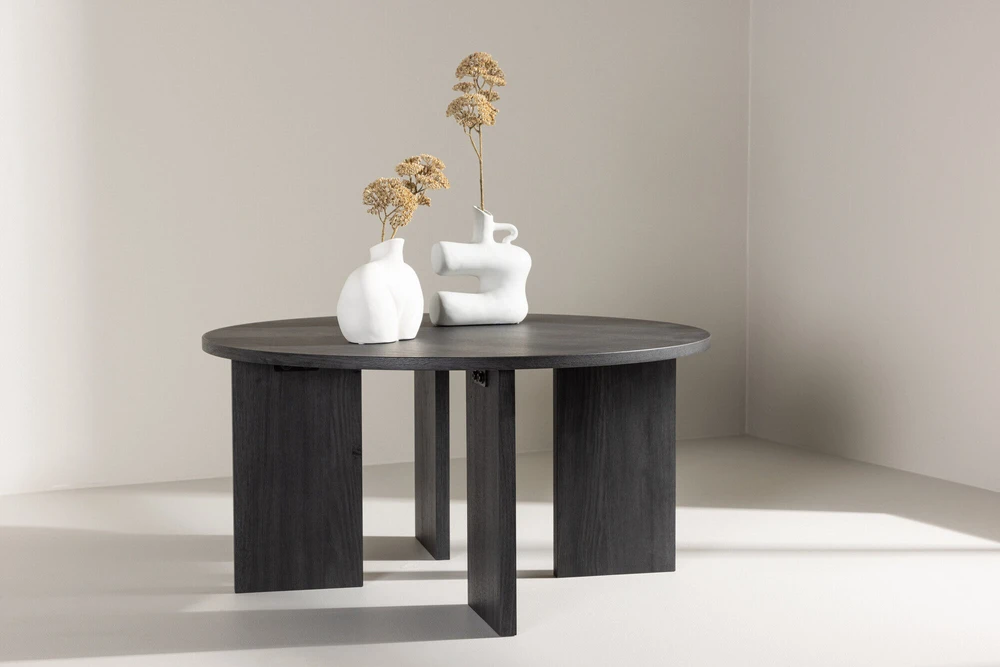 Venture Design Kavos staliukas, Askerön, ⌀80 cm, Juodas