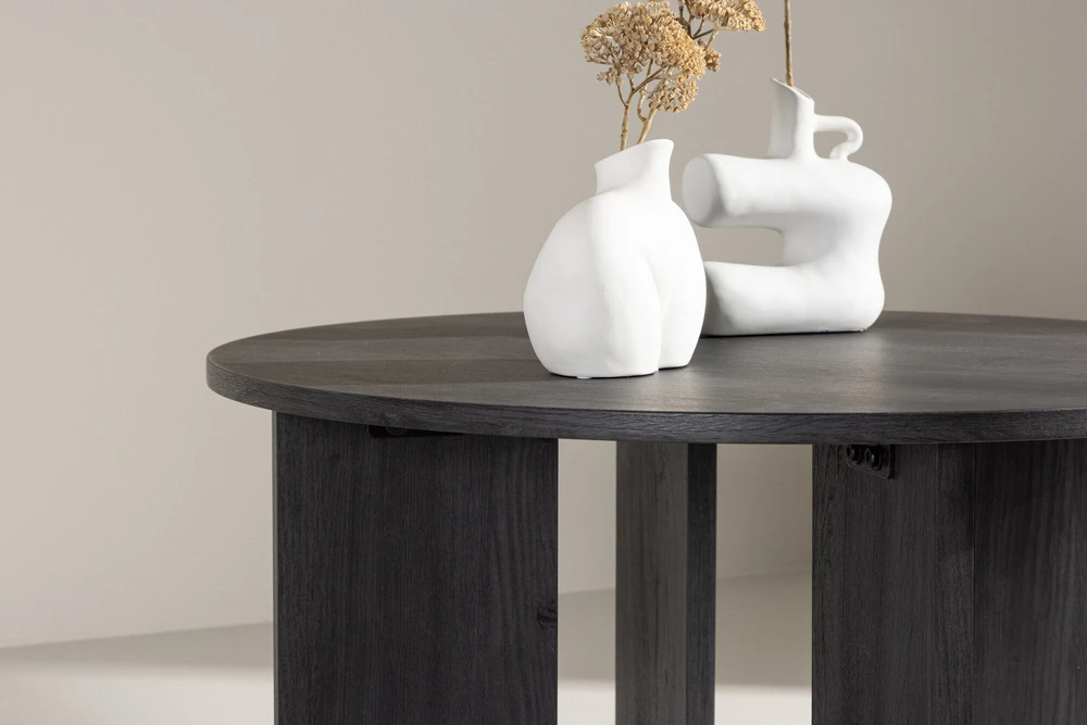 Venture Design Kavos staliukas, Askerön, ⌀80 cm, Juodas