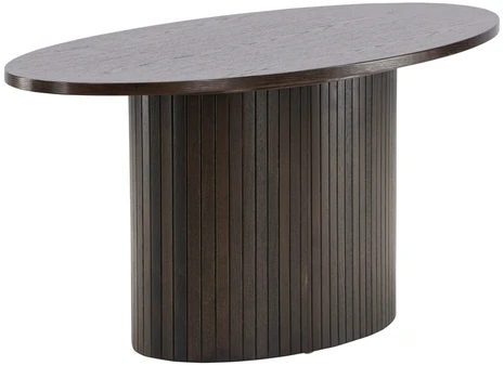 Venture Design Kavos staliukas, Bianca Ovalus, 120x55 cm, Mokos spalvos