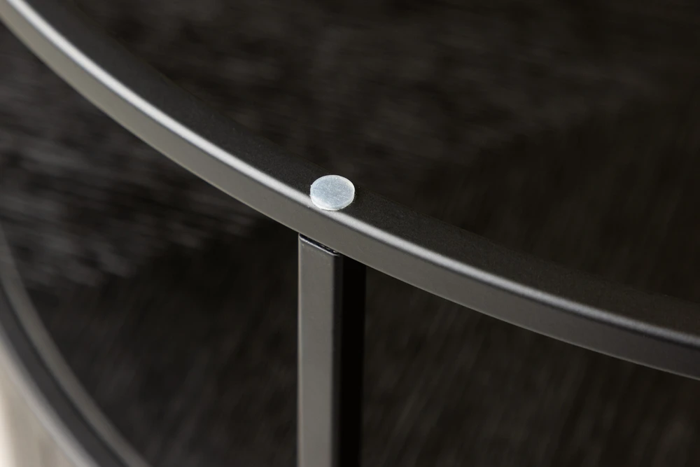Venture Design Kavos staliukas, Bovall, ø90 cm, Juodas