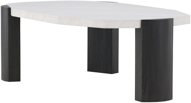 Venture Design Kavos staliukas Kres 125x70.5x40 cm Smėlio spalvos
