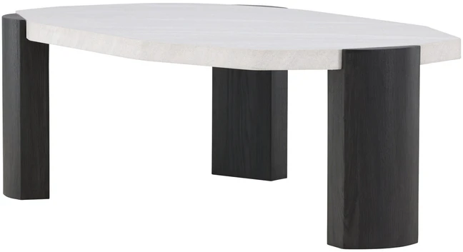 Venture Design Kavos staliukas Kres 125x70.5x40 cm Smėlio spalvos