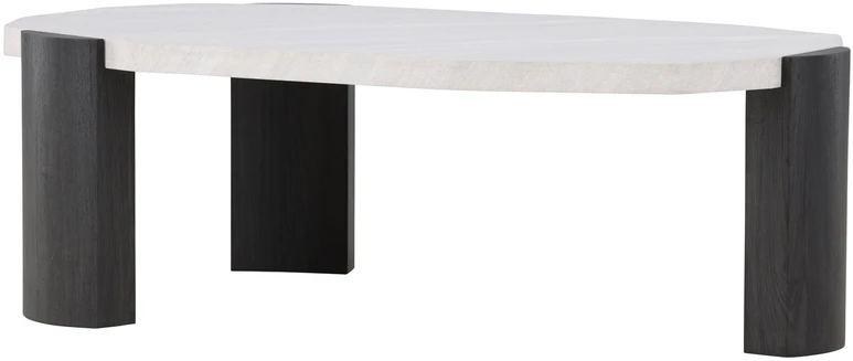 Venture Design Kavos staliukas Kres 125x70.5x40 cm Smėlio spalvos