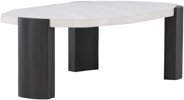Venture Design Kavos staliukas Kres 125x70.5x40 cm Smėlio spalvos