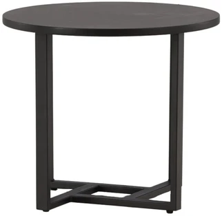 Venture Design Kavos staliukas, Lawton, ø50 cm, Juodas