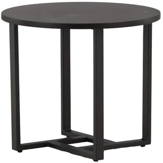 Venture Design Kavos staliukas, Lawton, ø50 cm, Juodas