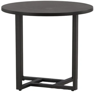 Venture Design Kavos staliukas, Lawton, ø50 cm, Juodas