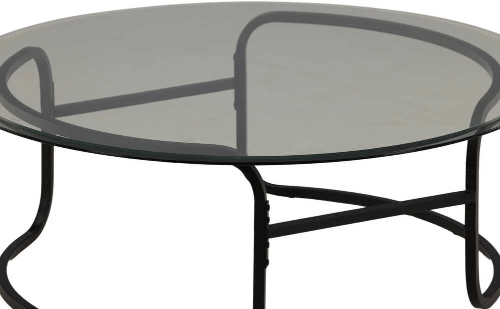 Venture Design Kavos staliukas, Lomma, ø110 cm, juodas