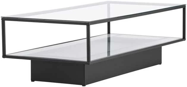Venture Design Kavos staliukas, Maglehem, 130x60 cm, juodas