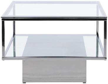 Venture Design Kavos staliukas, Maglehem, 130x60 cm, Sidabrinės spalvos