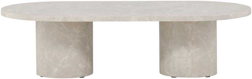 Venture Design Kavos staliukas Narvik 32x120x60 cm Smėlio spalvos MDF