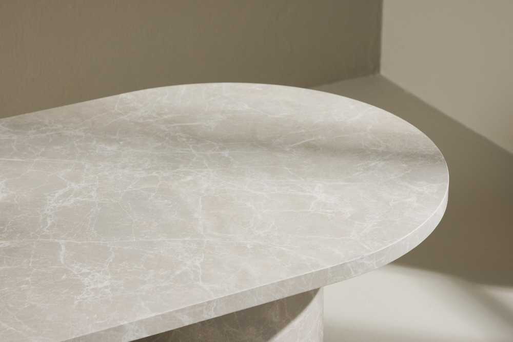 Venture Design Kavos staliukas Narvik 32x120x60 cm Smėlio spalvos MDF