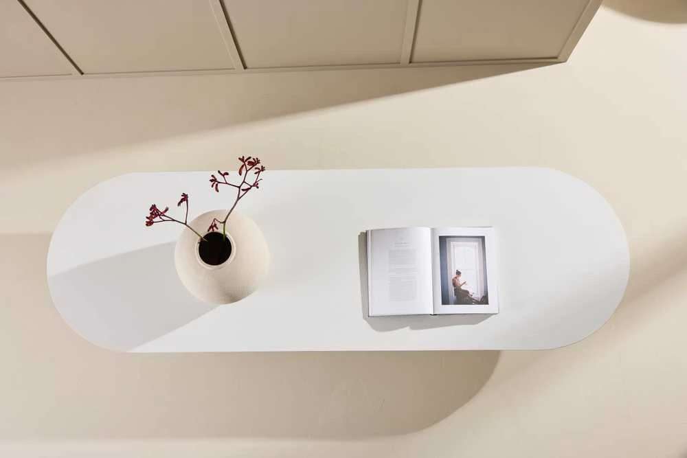 Venture Design Kavos staliukas, Narvik, 190x60 cm, Bežinis