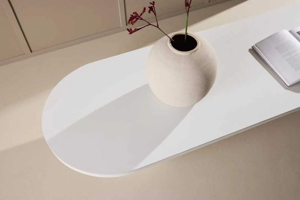 Venture Design Kavos staliukas, Narvik, 190x60 cm, Bežinis