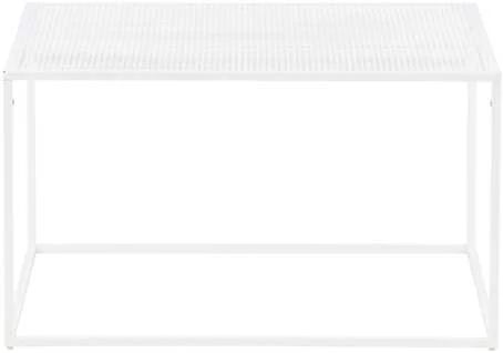 Venture Design Kavos staliukas, "Netz" sofa, 80x80 cm, Balta