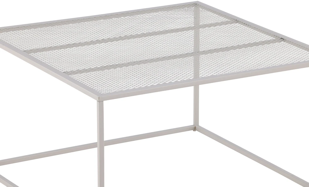 Venture Design Kavos staliukas, Netz sofa, 80x80 cm, Bežis