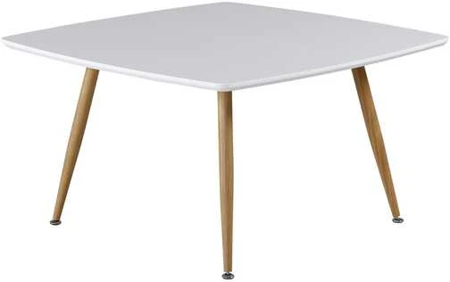 Venture Design Kavos staliukas, Plaza Sofa Romb, 80x80 cm, Balta