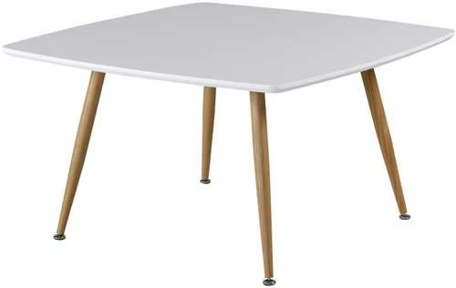 Venture Design Kavos staliukas, Plaza Sofa Romb, 80x80 cm, Balta