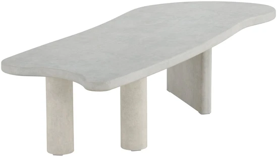 Venture Design Kavos staliukas Polle MDF 3D popierius šviesiai pilka