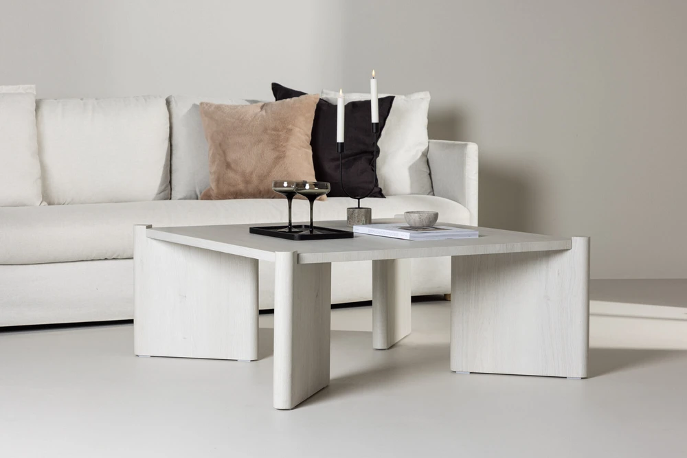 Venture Design Kavos staliukas, Rogaland, 100x40 cm, Balta