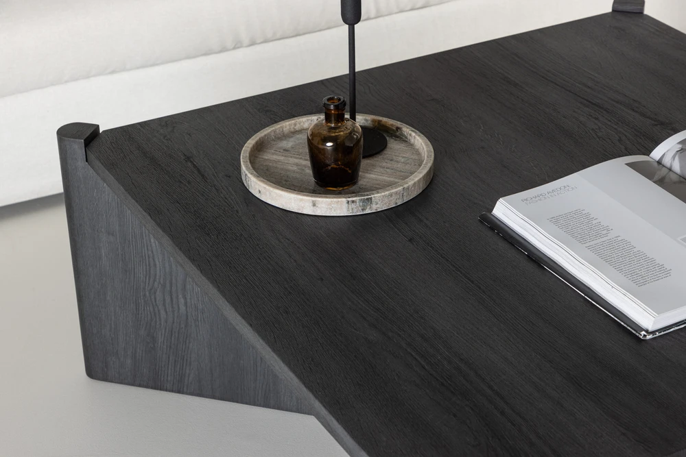 Venture Design Kavos staliukas, Rogaland, 100x40 cm, Juodas