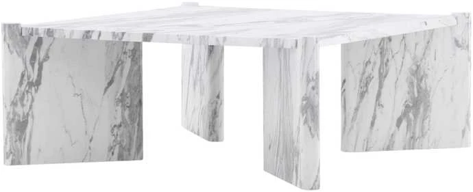 Venture Design Kavos staliukas, Rogaland, 100x100 cm, Balta