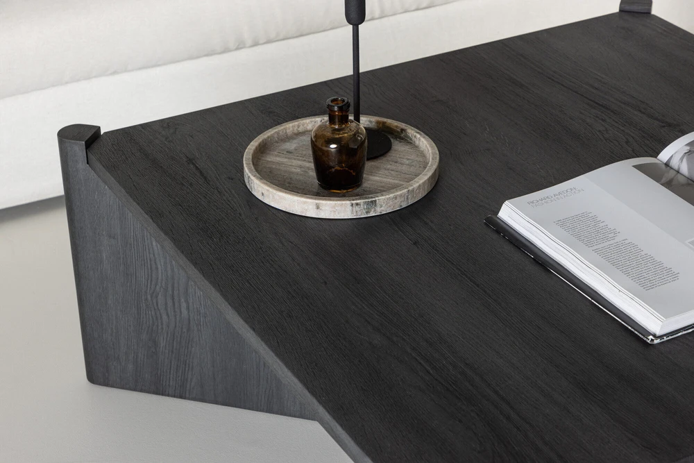 Venture Design Kavos staliukas, Rogaland, 100x40 cm, Juodas