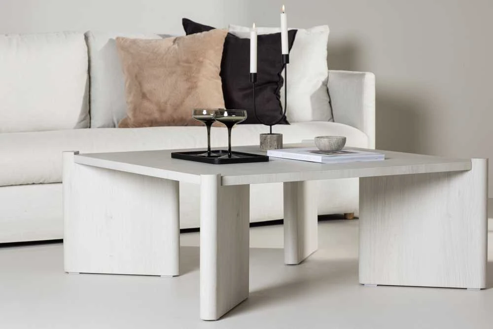 Venture Design Kavos staliukas, Rogaland, 100x40 cm, Balta