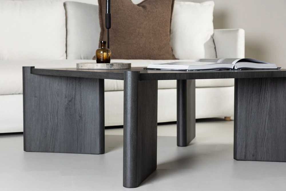 Venture Design Kavos staliukas, Rogaland, 100x40 cm, Juodas