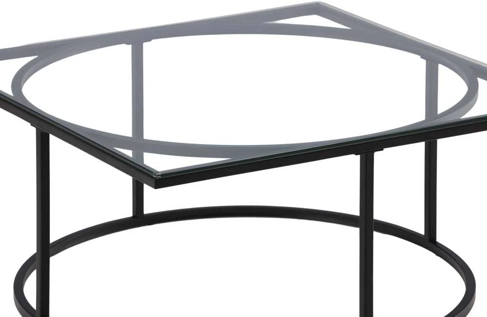 Venture Design Kavos staliukas, Skanör, 90x90 cm, Juodas
