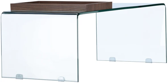 Venture Design Kavos staliukas, Telemark, 50x110 cm, Skaidrus