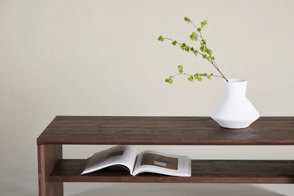 Venture Design Kavos staliukas Telemarket 110x50x38 cm Mocca MDF