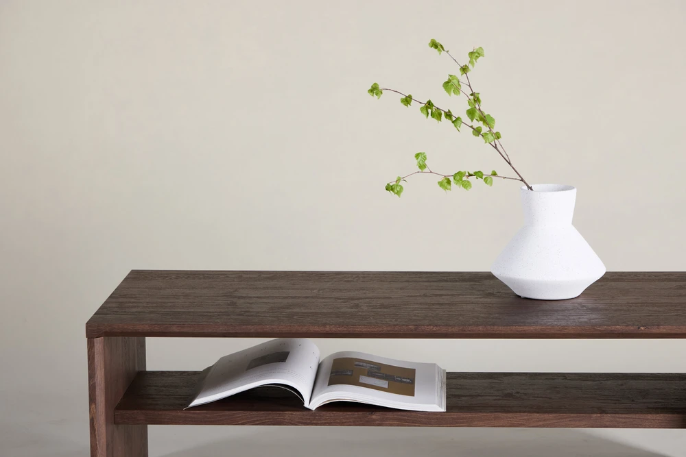 Venture Design Kavos staliukas Telemarket 110x50x38 cm Mocca MDF