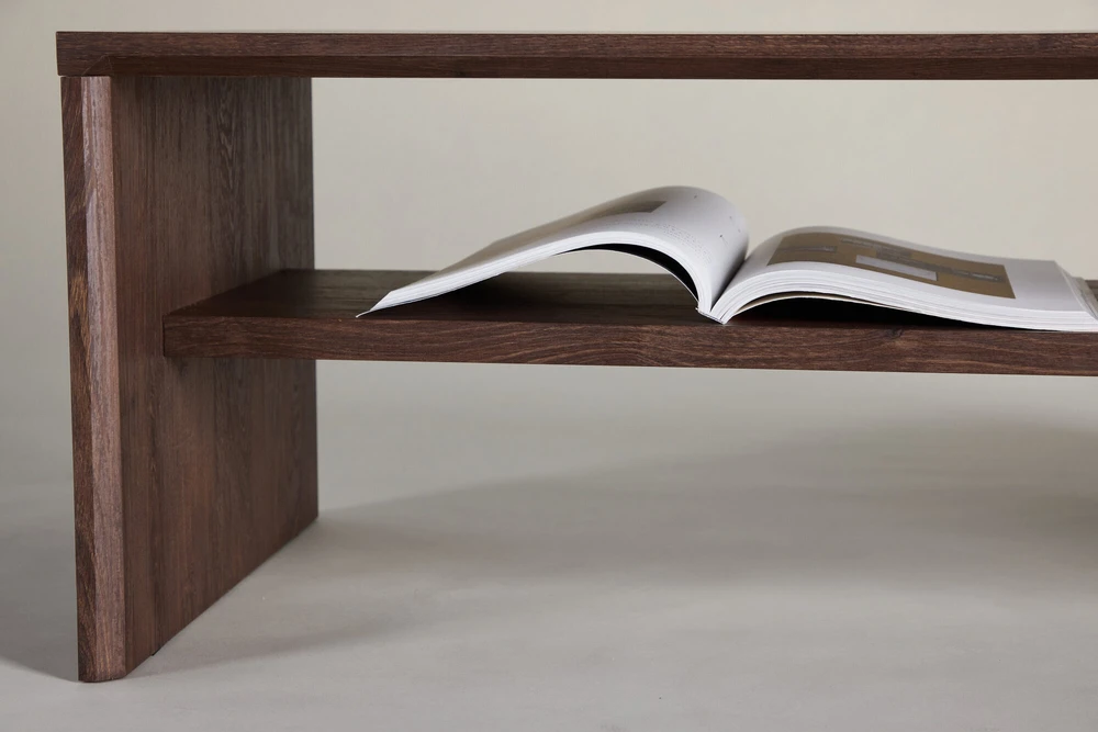 Venture Design Kavos staliukas Telemarket 110x50x38 cm Mocca MDF