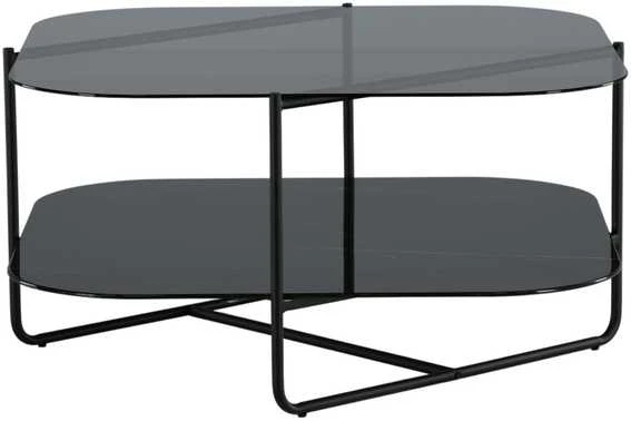 Venture Design Kavos staliukas, UN-Line, 85x85x45 cm, Juodas