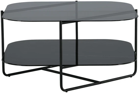 Venture Design Kavos staliukas, UN-Line, 85x85x45 cm, Juodas