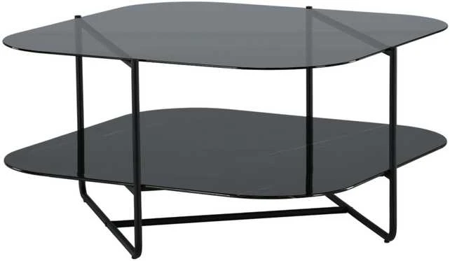 Venture Design Kavos staliukas, UN-Line, 85x85x45 cm, Juodas