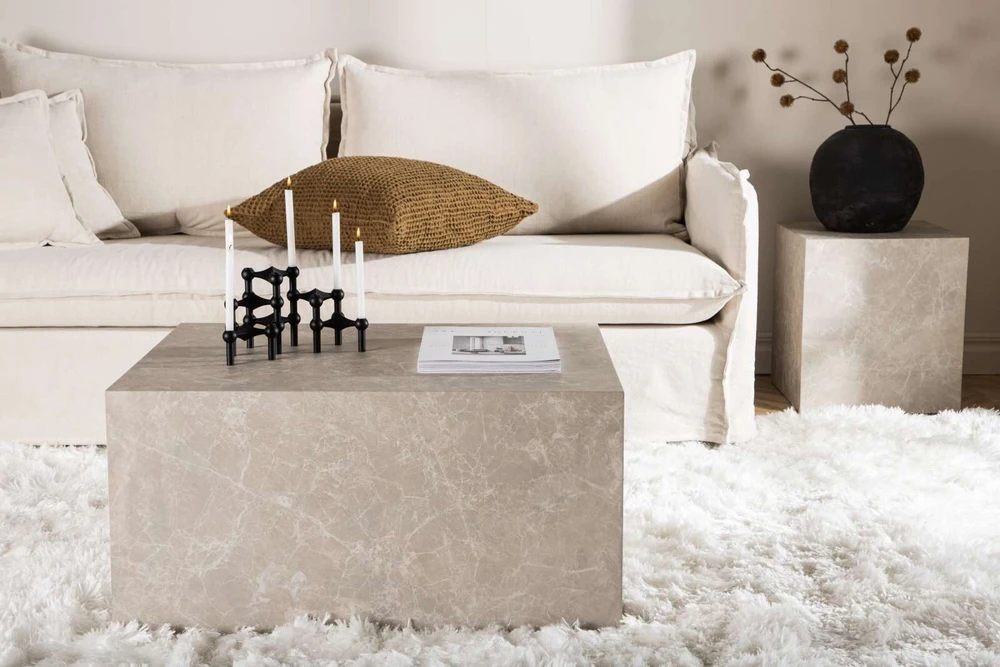 Venture Design Kavos staliukas, York žemas sofa, 60x80 cm, Beždžiovytė