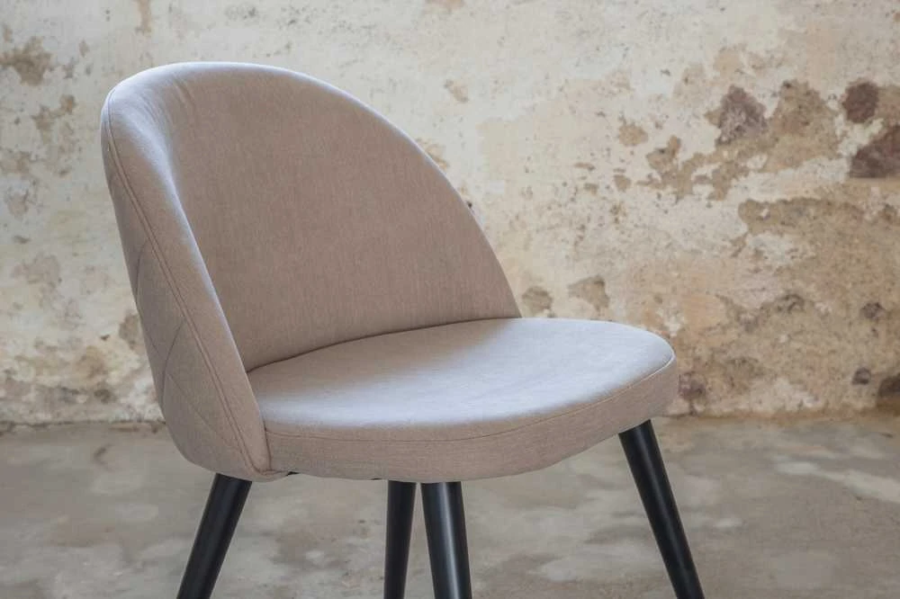Venture Design Kėdė, aksominė siūlė, 57x76.5x50 cm, kreminė spalva