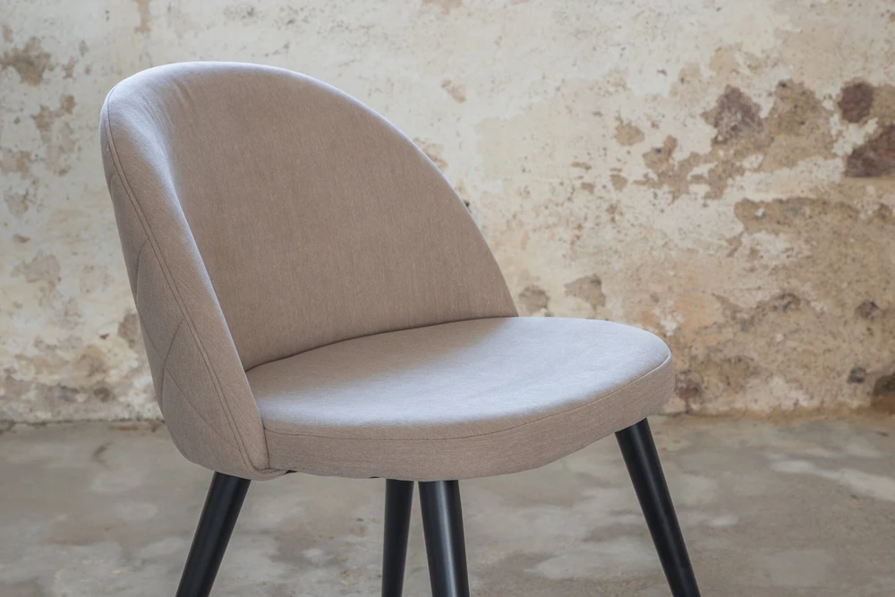 Venture Design Kėdė, aksominė siūlė, 57x76.5x50 cm, Bėžinės spalva