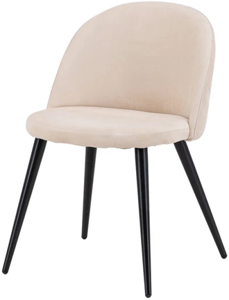 Venture Design Kėdė, aksominė siūlė, 57x76.5x50 cm, Bėžinės spalva