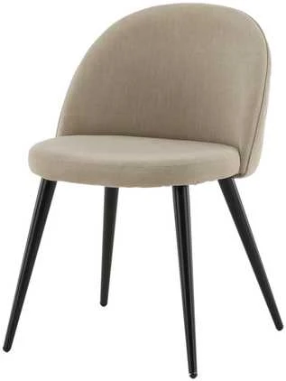 Venture Design Kėdė, aksominė siūlė, 57x76.5x50 cm, kreminė spalva