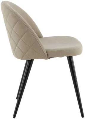 Venture Design Kėdė, aksominė siūlė, 57x76.5x50 cm, kreminė spalva