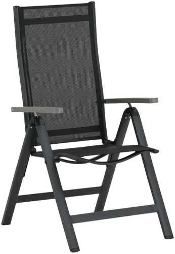 Venture Design Kėdė, Albany Light 5-pozicijų, 2 vnt., 67x59x109.5 cm, Juoda