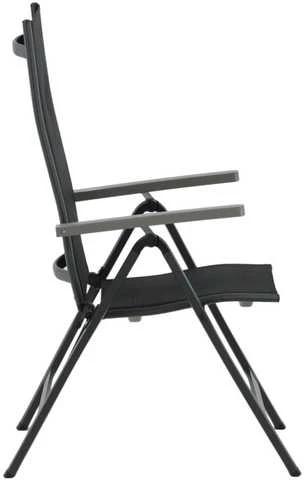 Venture Design Kėdė, Albany Light 5-pozicijų, 2 vnt., 67x59x109.5 cm, Juoda