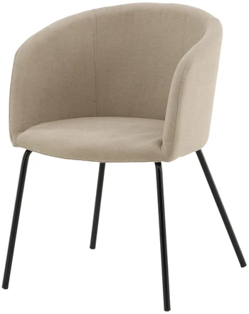 Fotelis Venture Design Berit, smėlio spalvos