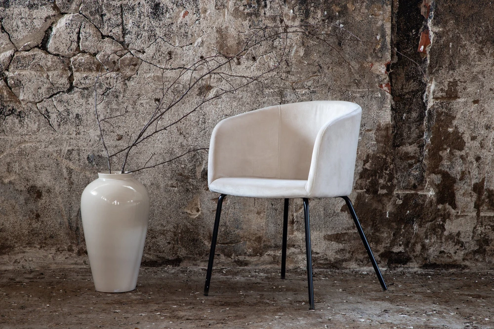 Venture Design Kėdė, Berit, 55x78x55 cm, kreminė spalva
