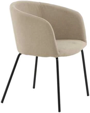 Fotelis Venture Design Berit, smėlio spalvos