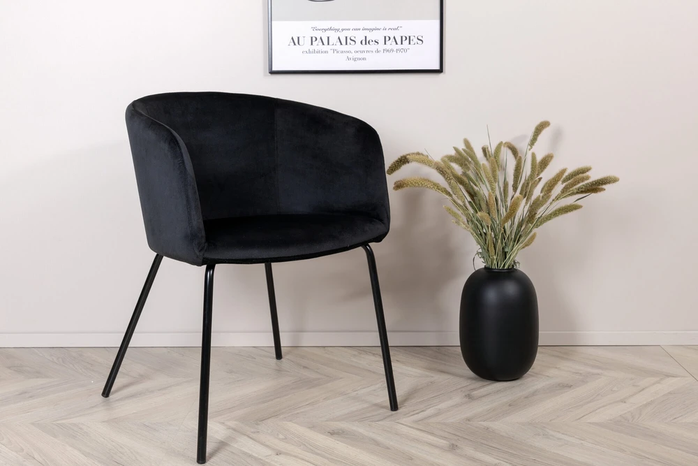 Venture Design Kėdė, Berit, 55x78x55 cm, Juoda