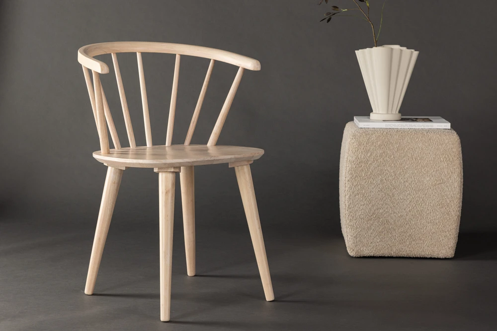 Venture Design Kėdė, Bobby Dining 2 vnt., 53x55x76 cm, balta danga